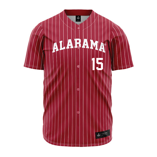 Alabama - NCAA Baseball : Coleman Mizell - Pinstripe Jersey