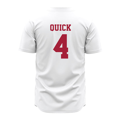 Alabama - NCAA Baseball : Riley Quick - White Jersey