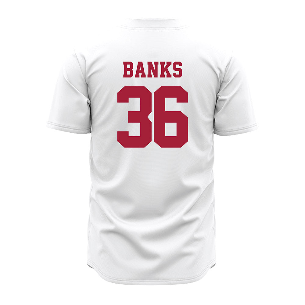 Alabama - NCAA Baseball : Hagan Banks - White Jersey