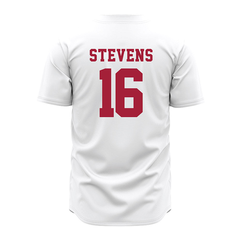 Alabama - NCAA Baseball : Jonathan Stevens - White Jersey