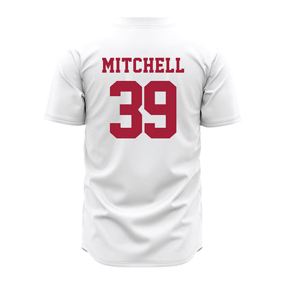 Alabama - NCAA Baseball : Sam Mitchell - White Jersey