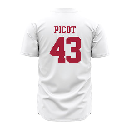 Alabama - NCAA Baseball : Parker Picot - White Jersey