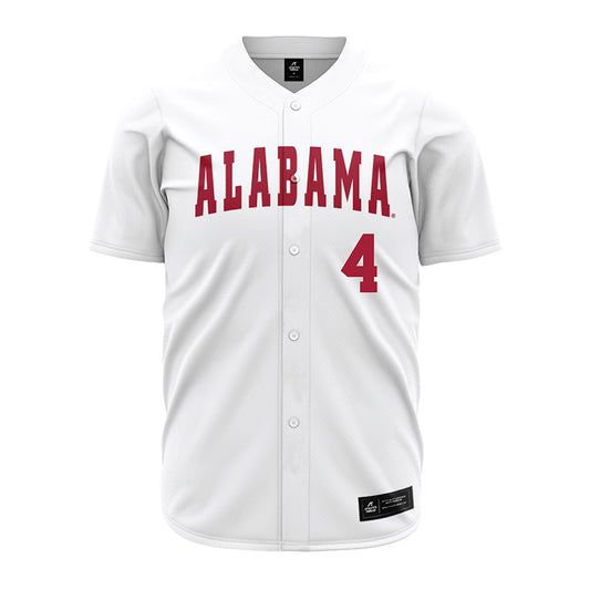 Alabama - NCAA Baseball : Riley Quick - White Jersey
