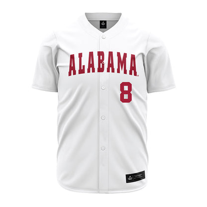 Alabama - NCAA Baseball : Tyler Fay - White Jersey