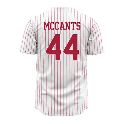 Alabama - NCAA Baseball : TJ McCants - Pinstripe Jersey