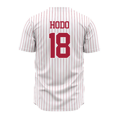 Alabama - NCAA Baseball : Will Hodo - Pinstripe Jersey