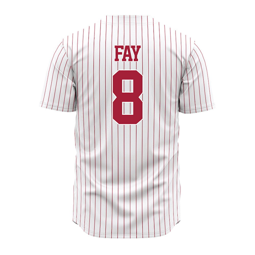 Alabama - NCAA Baseball : Tyler Fay - Pinstripe Jersey