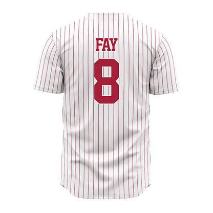 Alabama - NCAA Baseball : Tyler Fay - Pinstripe Jersey