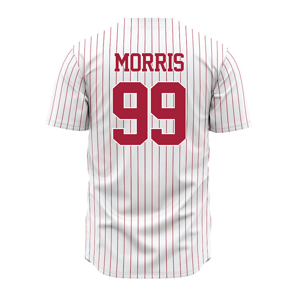 Alabama - NCAA Baseball : Austin Morris - Pinstripe Jersey