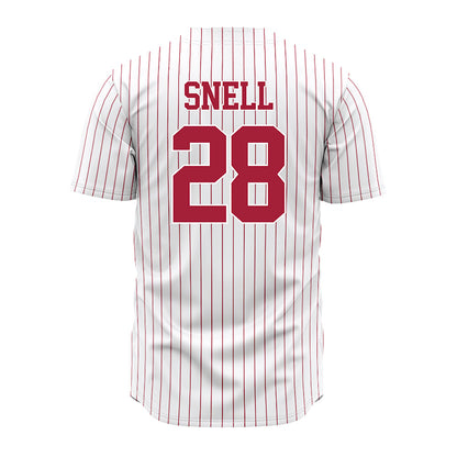 Alabama - NCAA Baseball : Kade Snell - Pinstripe Jersey
