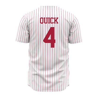 Alabama - NCAA Baseball : Riley Quick - Pinstripe Jersey