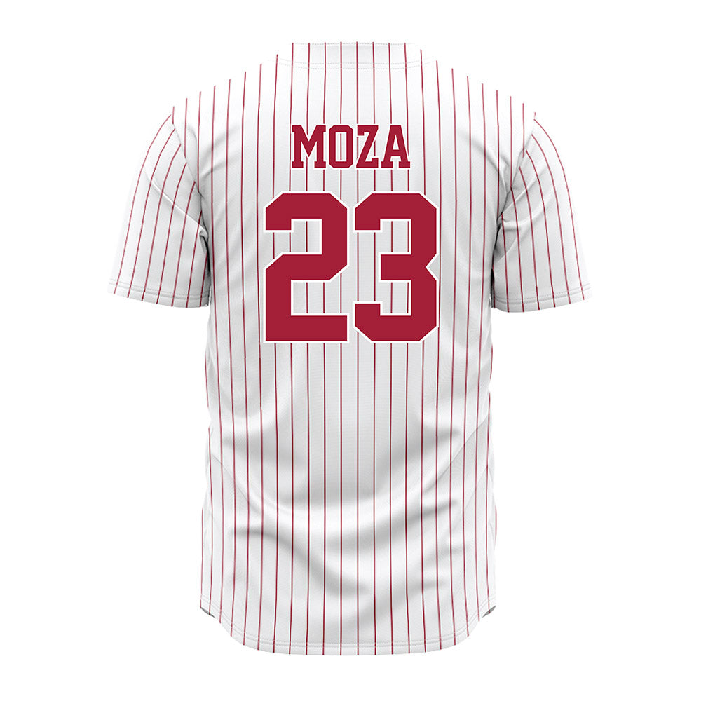 Alabama - NCAA Baseball : Aidan Moza - Pinstripe Jersey