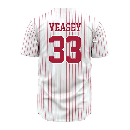 Alabama - NCAA Baseball : Ariston Veasey - Pinstripe Jersey