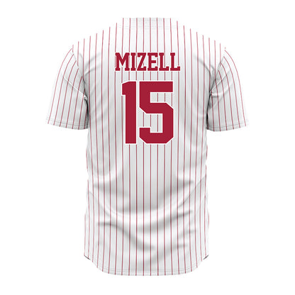 Alabama - NCAA Baseball : Coleman Mizell - Pinstripe Jersey