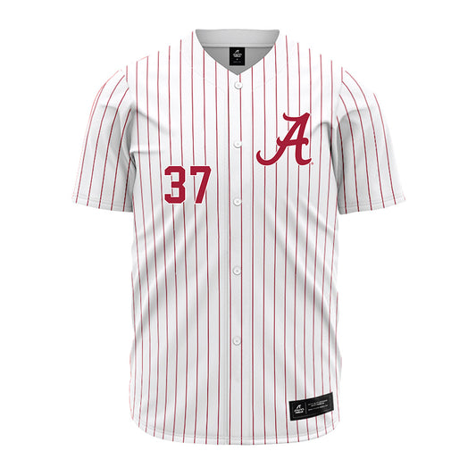 Alabama - NCAA Baseball : Will Plattner - Pinstripe Jersey