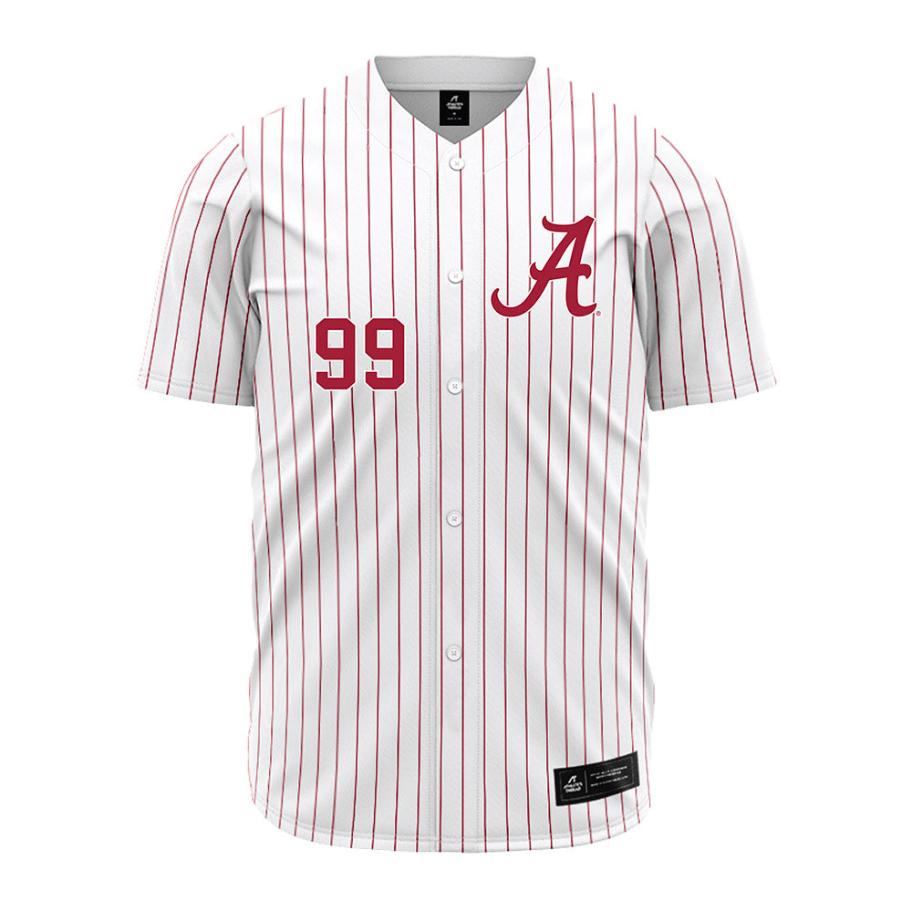 Alabama - NCAA Baseball : Austin Morris - Pinstripe Jersey