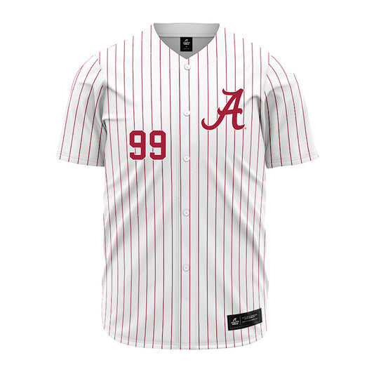 Alabama - NCAA Baseball : Austin Morris - Pinstripe Jersey