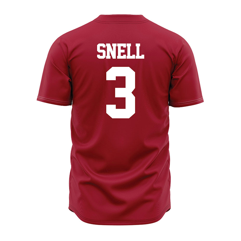 Alabama - NCAA Baseball : Kade Snell - Red Jersey-1