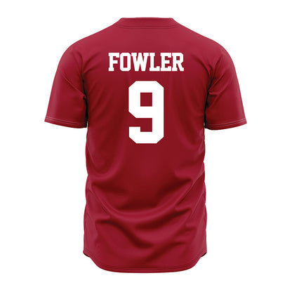 Alabama - NCAA Baseball : Bryce Fowler - Red Jersey-1