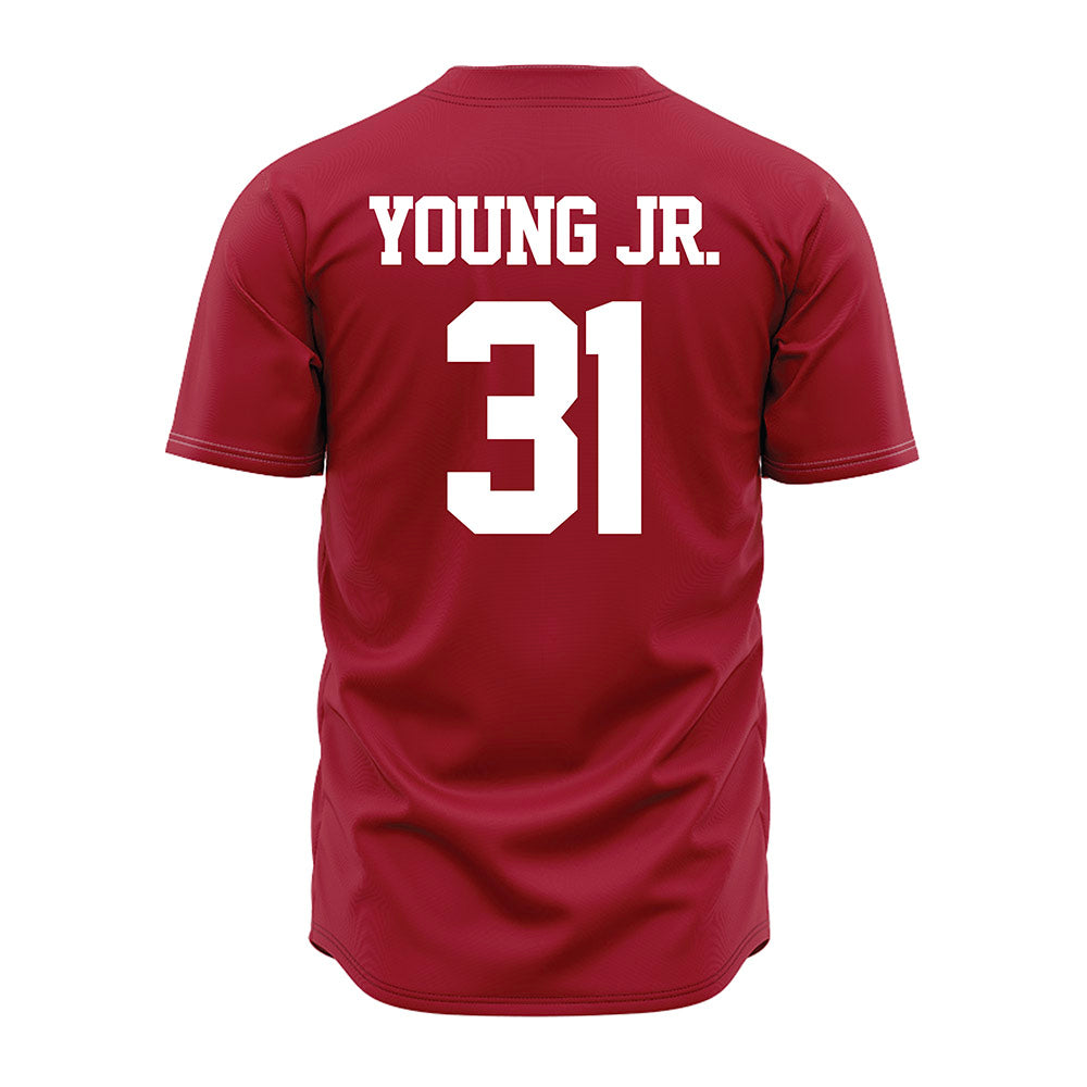 Alabama - NCAA Baseball : Jon Young Jr. - Red Jersey-1