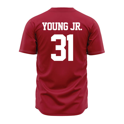 Alabama - NCAA Baseball : Jon Young Jr. - Red Jersey-1
