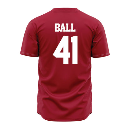 Alabama - NCAA Baseball : Connor Ball - Red Jersey