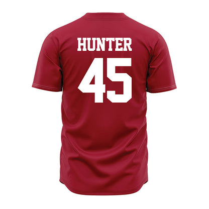 Alabama - NCAA Baseball : Jackson Hunter - Red Jersey-1