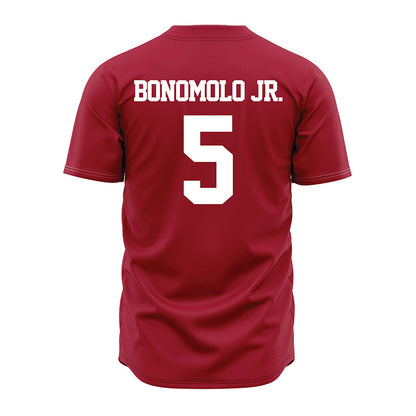 Alabama - NCAA Baseball : Richie Bonomolo Jr. - Red Jersey-1