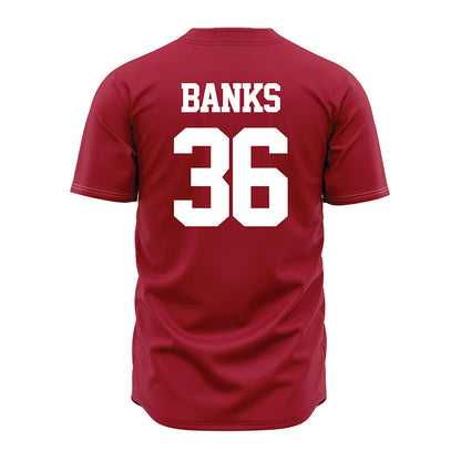 Alabama - NCAA Baseball : Hagan Banks - Red Jersey