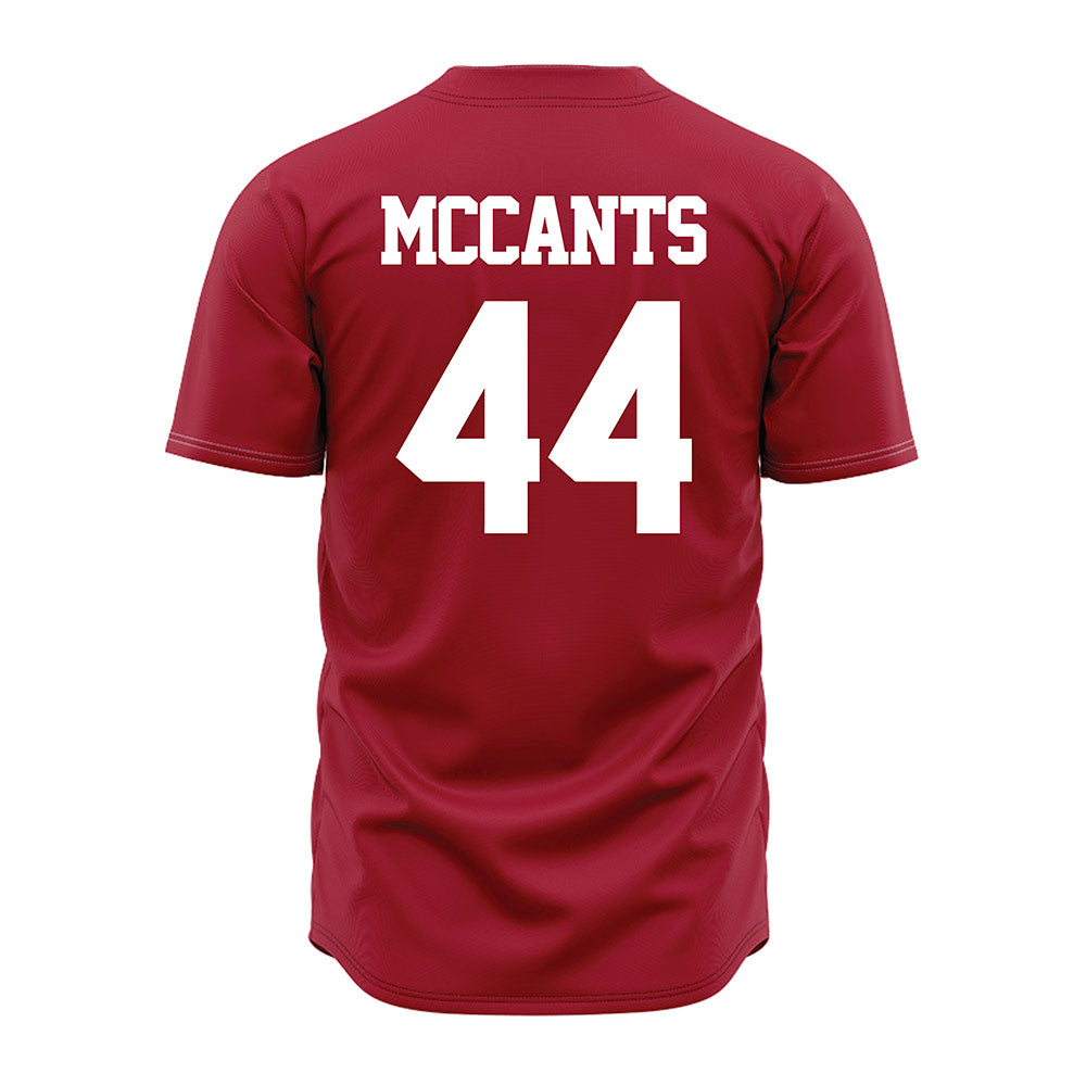 Alabama - NCAA Baseball : TJ McCants - Red Jersey