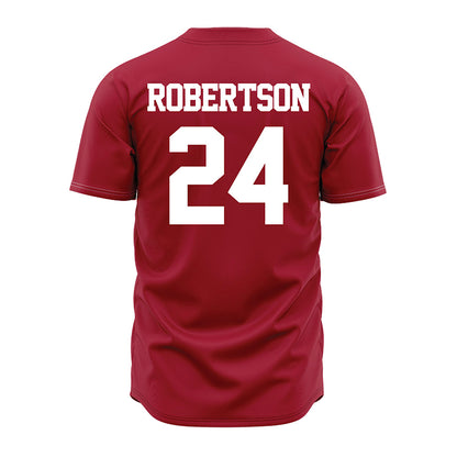 Alabama - NCAA Baseball : Tate Robertson - Red Jersey