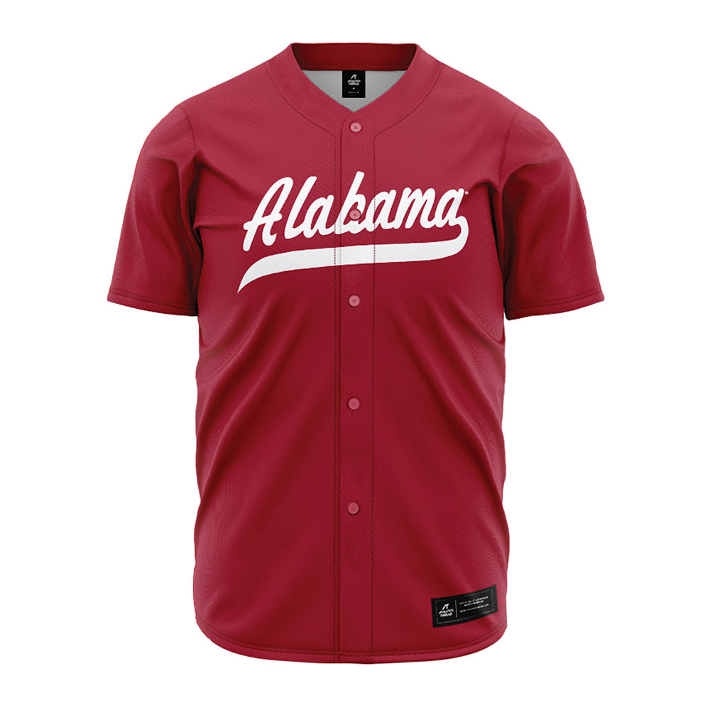 Alabama - NCAA Baseball : Richie Bonomolo Jr. - Red Jersey-0