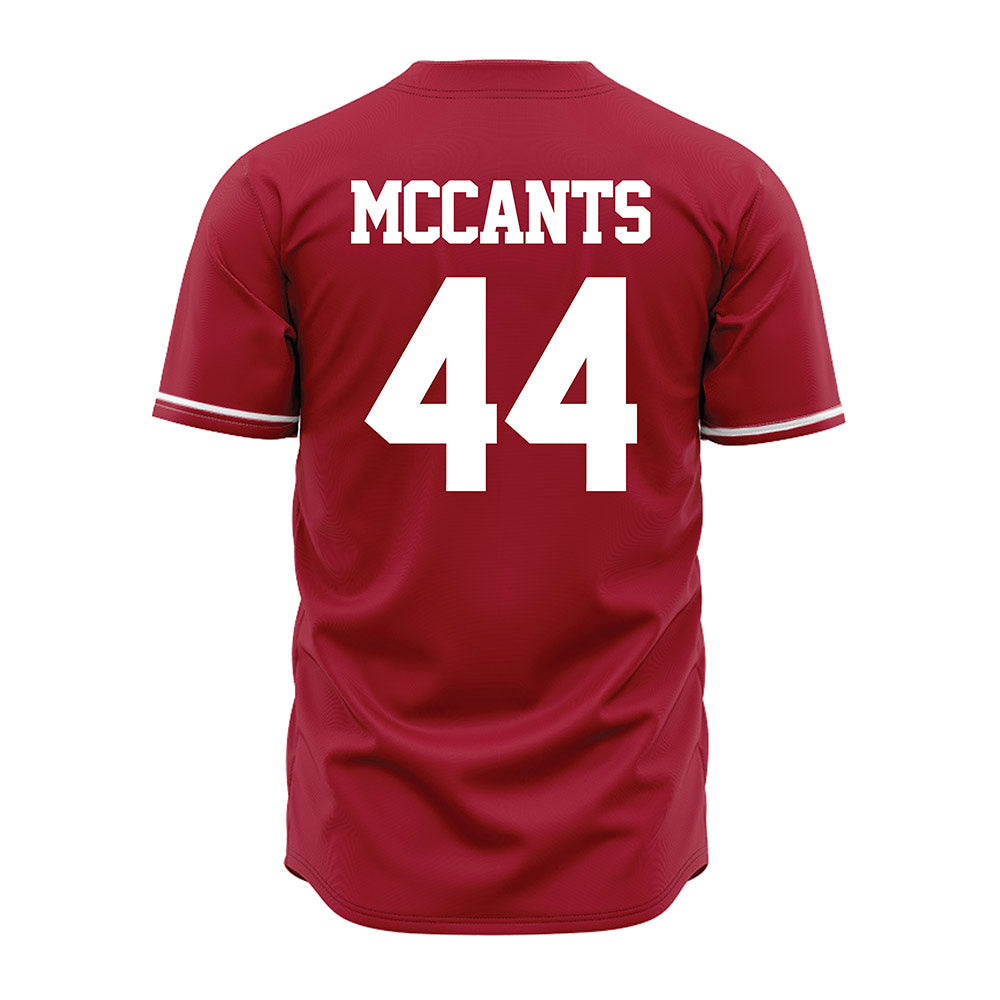 Alabama - NCAA Baseball : TJ McCants - Cardinal Jersey