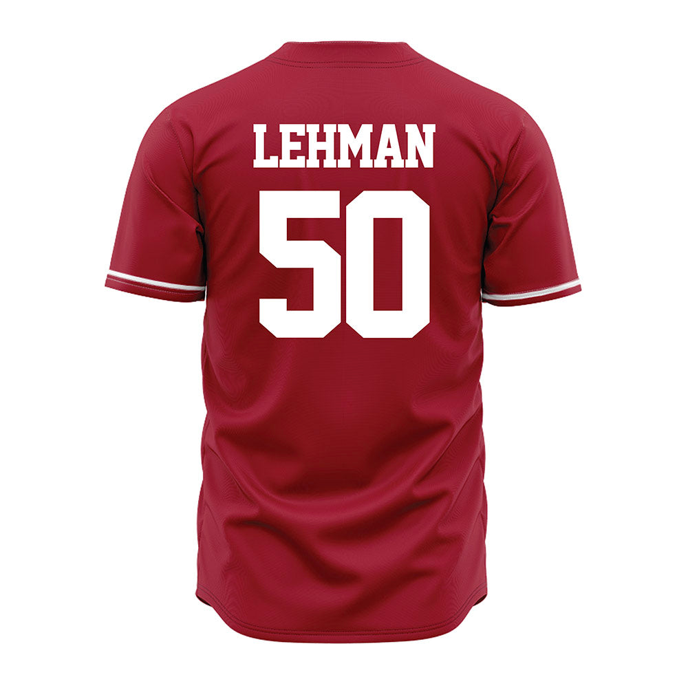 Alabama - NCAA Baseball : Connor Lehman - Cardinal Jersey-1