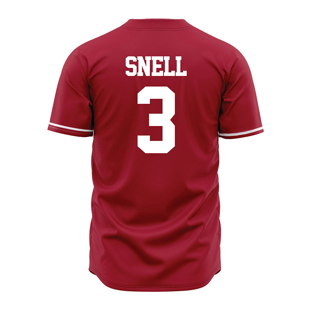 Alabama - NCAA Baseball : Kade Snell - Cardinal Jersey-1