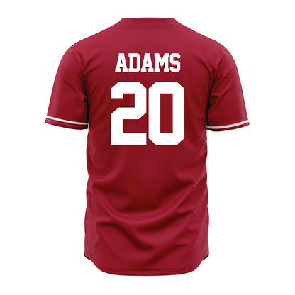 Alabama - NCAA Baseball : Zane Adams - Cardinal Jersey