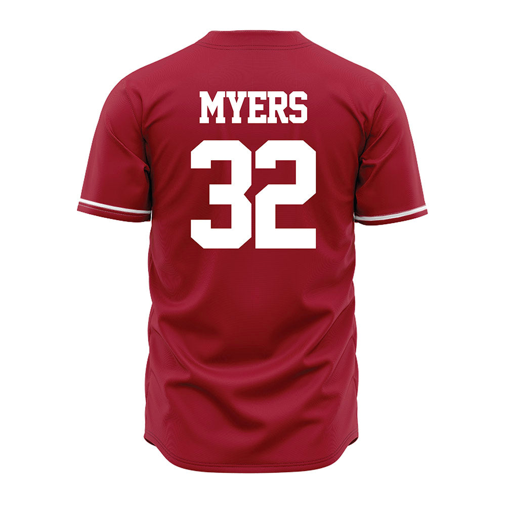 Alabama - NCAA Baseball : Braylon Myers - Cardinal Jersey
