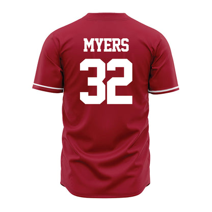Alabama - NCAA Baseball : Braylon Myers - Cardinal Jersey