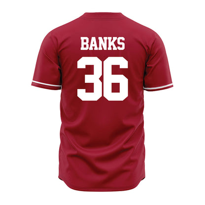 Alabama - NCAA Baseball : Hagan Banks - Cardinal Jersey