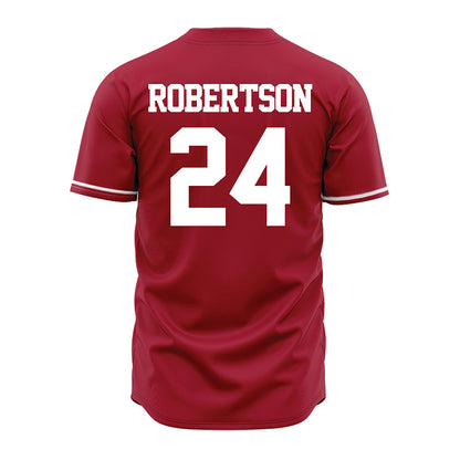 Alabama - NCAA Baseball : Tate Robertson - Cardinal Jersey